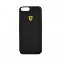 Чехол аккумулятор Ferrari для iPhone 7 Plus / 6 Plus / 6S Plus Powercase Hard 4000 mAh Rubber Black (FEFOPCP7LBK)